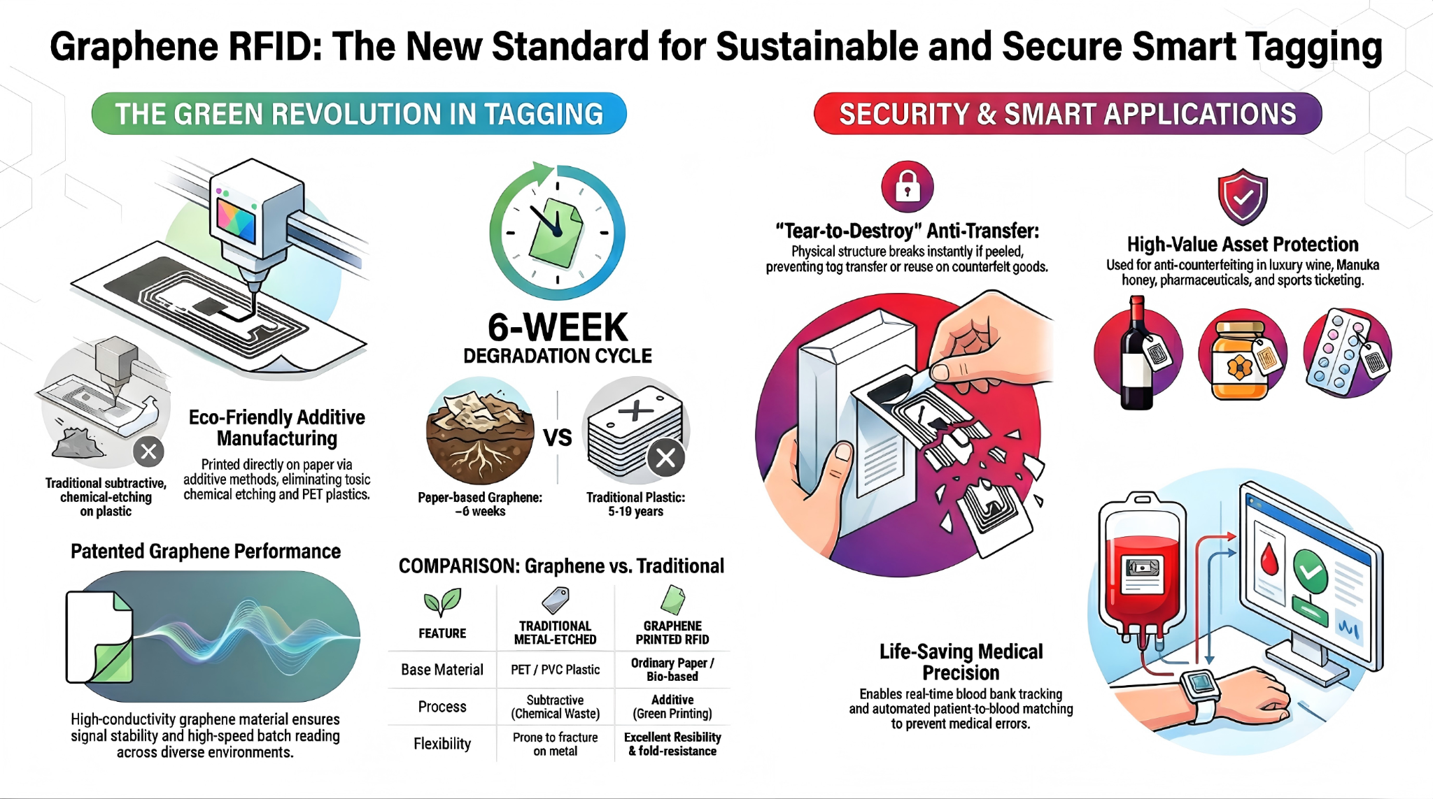 EcoGraphTag Graphene RFID Poster
